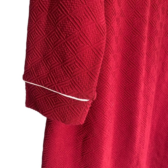 Crown & Ivy Dress Country Roads Signature Cranberry Tunic Burgundy Maroon - Picture 4 of 15